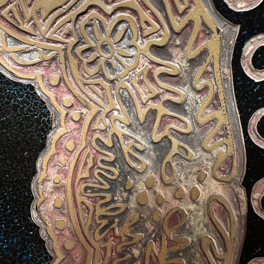 Middle Eastern Tibetan Bowl Hand Etched Meditation Vintage Bowl READ - Picture 9 of 16